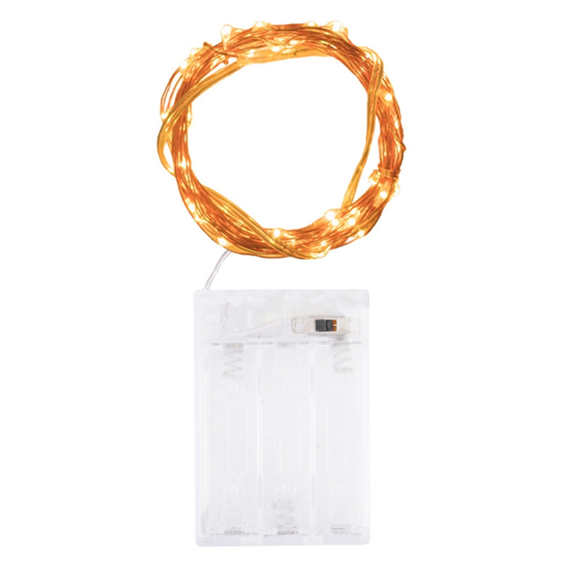 (Warm White) 100 LED String Fairy Lights Waterproof Party Home Decorations Battery Powered String Lights