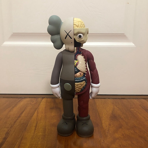 Half Dissected Claret KAWS Companion Toy Dolls PVC Action Figures Toys