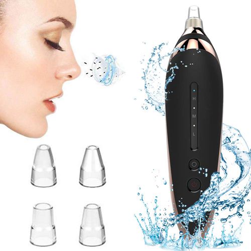 Blackhead Remover Pore Vacuum Cleaner Blackhead and Comedone Acne Extractors Suction Facial Cleaner Electric Blackhead Removal Suction Extractor Tools