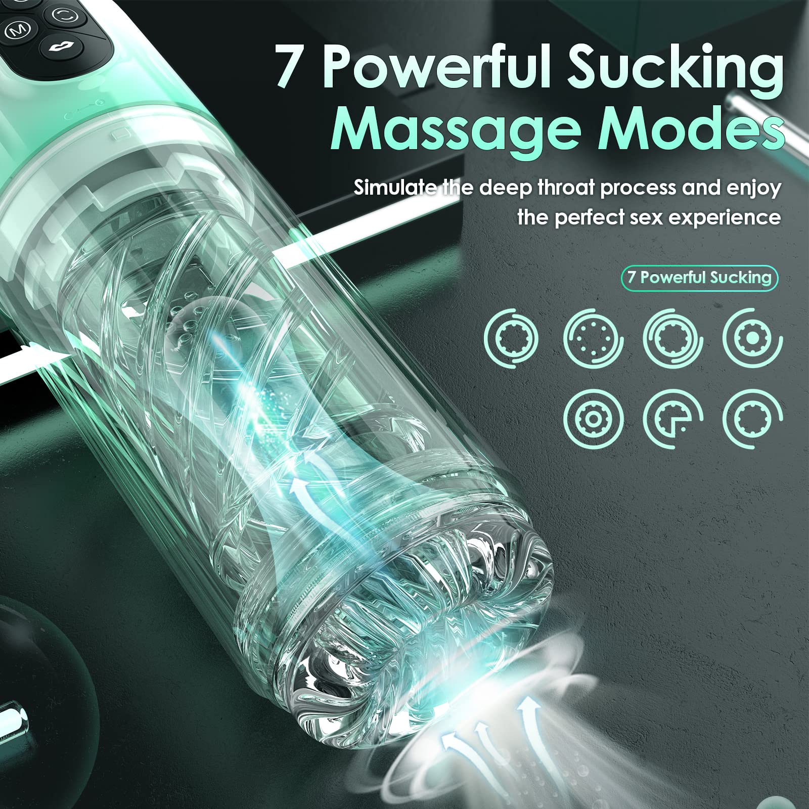 Electric Masturbator Adult Toys Male Sex Toy Sucking Penis Pump Toys Vibrator Stroker Male Automatic Masturbator Cup Blowjob Sucking Sex Machine