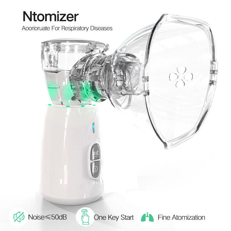 Portable Mesh Nebulizer Inhaler Ultrasonic Atomizer Portable Handheld Children Adult Compression Atomizer for Families Use