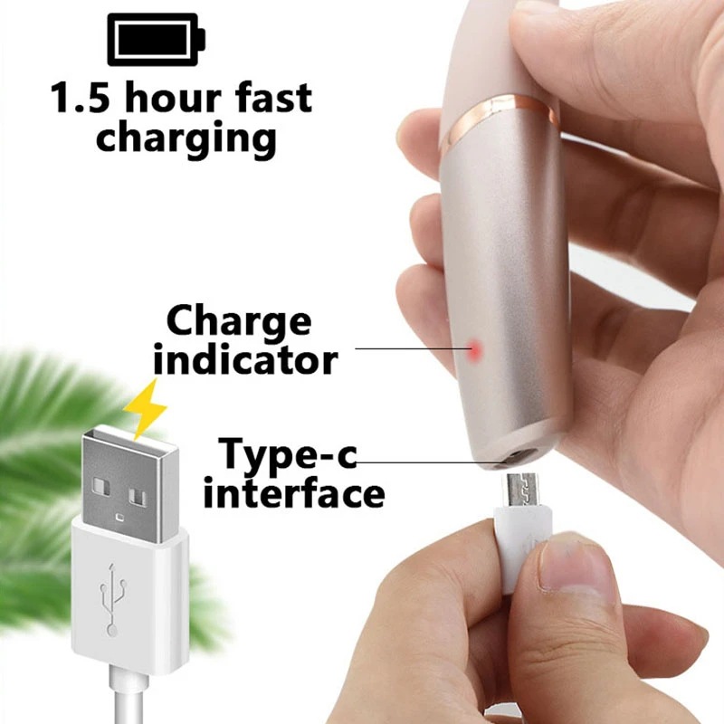 Womens Electric Hair Remover Portable Epilator for Legs and Underarms