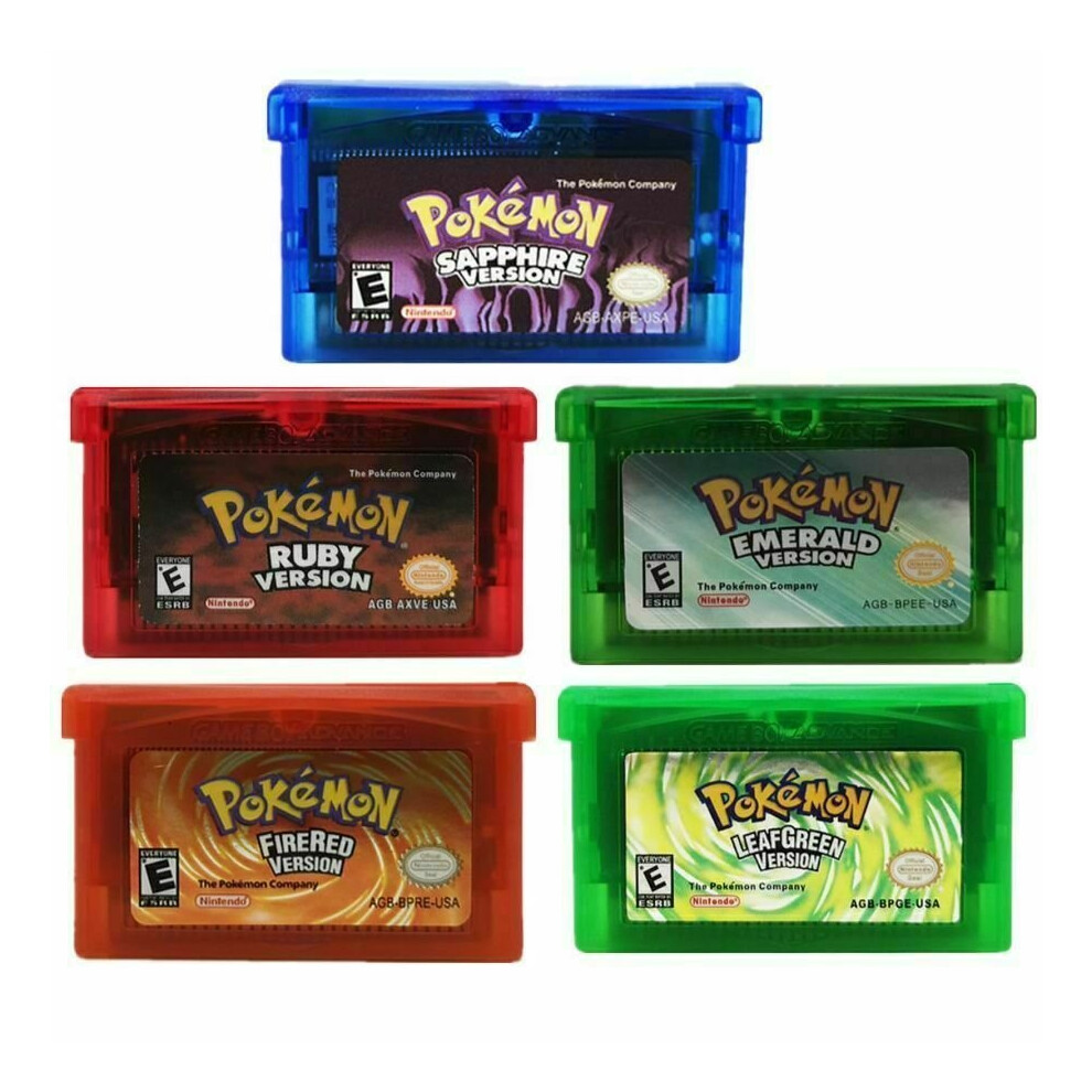 (Sapphire) NINTENDO Pokemon Ruby Games GBA Game Boy Advance