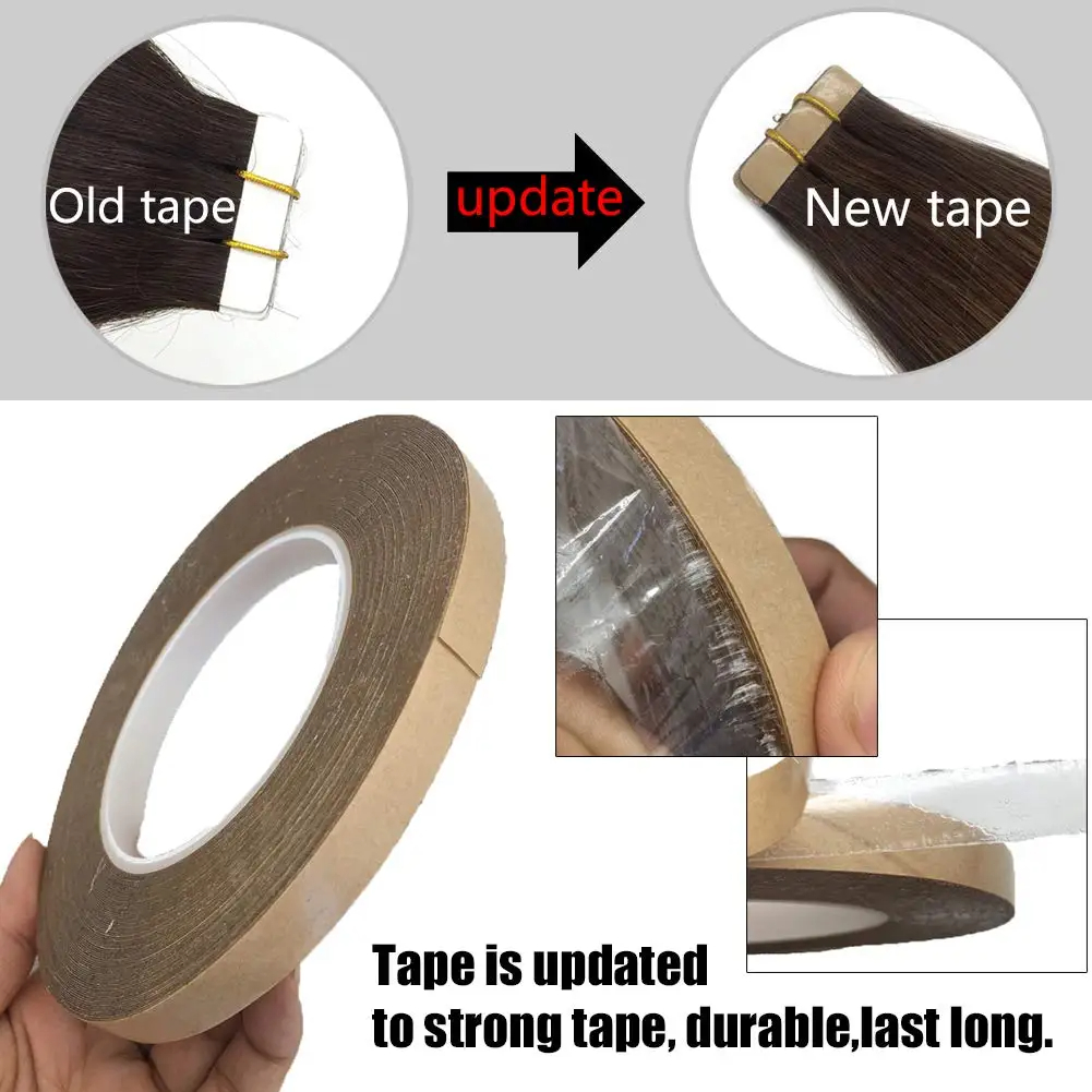 (24inch 50g) Tape Hair Extensions Human Hair Real Remy Tape in Hair Extension Seamless Skin For Salon High Quality Natural Hair Transplant