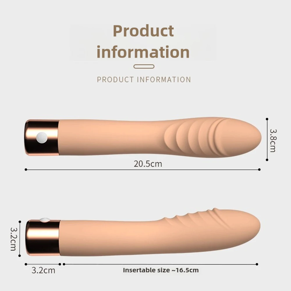 (Flesh A) Realistic Dildo Vibrator Powerful Vibrating Clitoris G Spot Stimulator Safe Soft Female Masturbation Silicone Rechargeable Vagina Sex Toy Adult Couples
