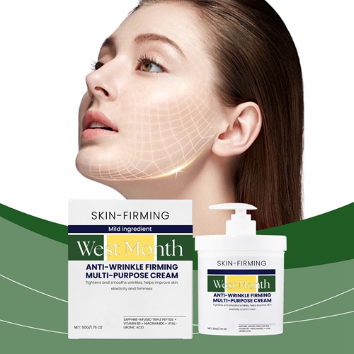 West Month Moisturizing Cream Firming Face Cream  Skin Hydrating Moisturizer Deep Fine Line Repair Lightening Tightening Lift Nourish Brighten Skin Care