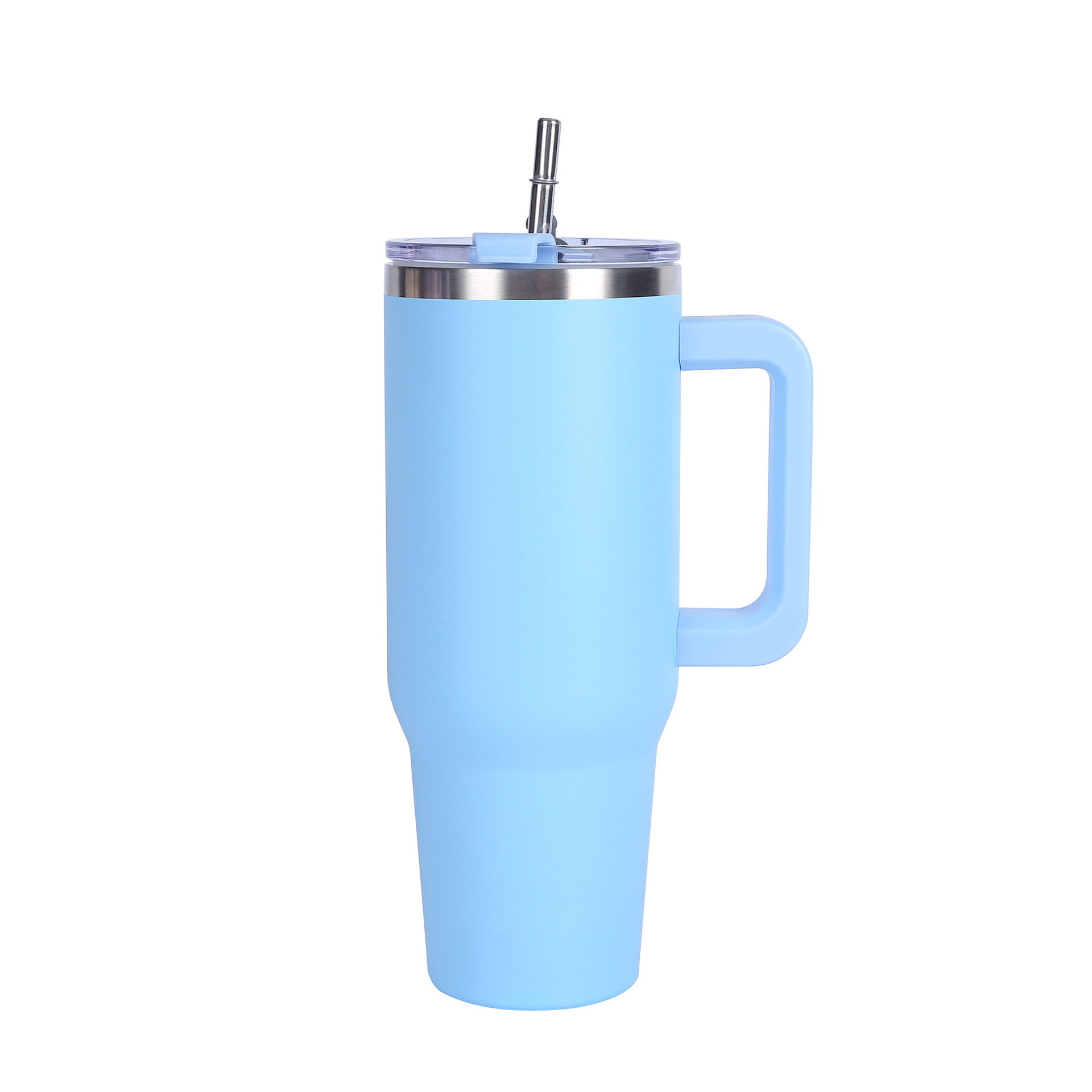 40oz Stainless Steel Water Bottle Office Home Thermal Mug Insulated Mug With Handle And Straw Large Capacity Gift Pack