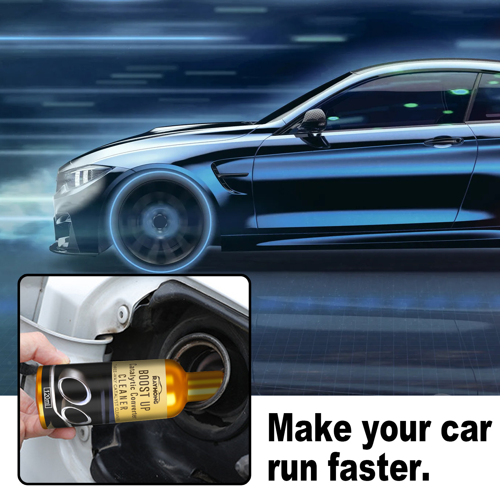 Car Engine Catalyst Converter Cleaners Automobile Engine CSV Cleaning Accelerators Catalysts Easy To Clean