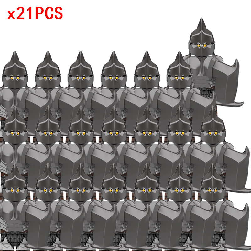 Kids Toys The Lord of Ring Soldier Mini Figures Building Blocks Castle Military Christmas Gifts