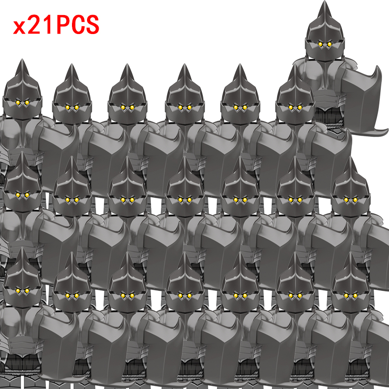 (Style C) Kids Toys The Lord of Ring Soldier Mini Figures Building Blocks Castle Military Christmas Gifts