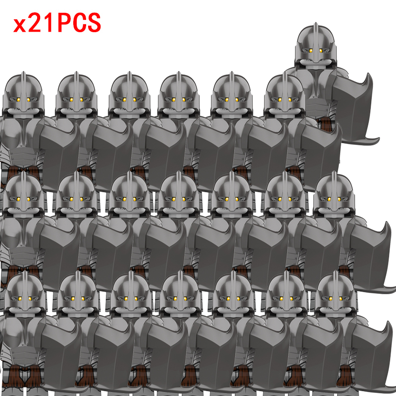 (Style C) Kids Toys The Lord of Ring Soldier Mini Figures Building Blocks Castle Military Christmas Gifts