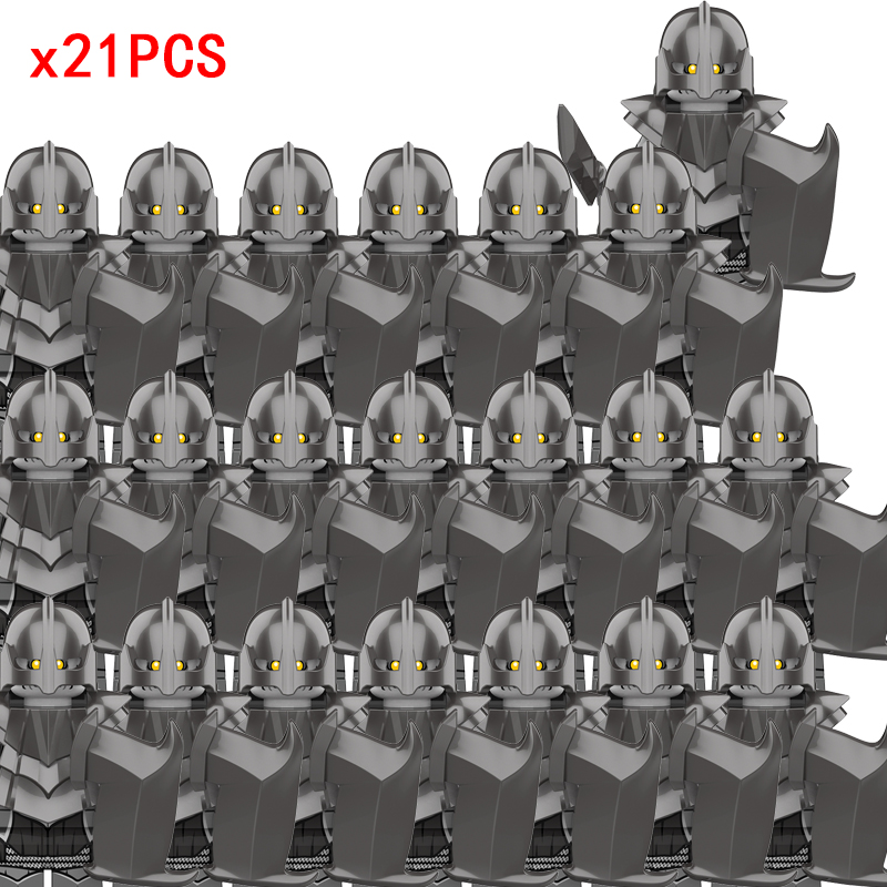 (Style C) Kids Toys The Lord of Ring Soldier Mini Figures Building Blocks Castle Military Christmas Gifts