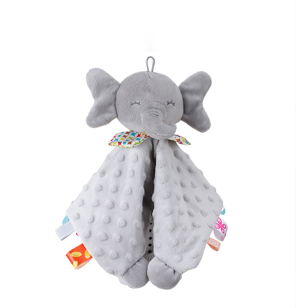 (PK mouse) Baby Comforter Blanket with Tags Teether Soft Plush Newborn Sleeping Dolls Kids Fashion Sleep Toy Soother Appease Towel Bibs