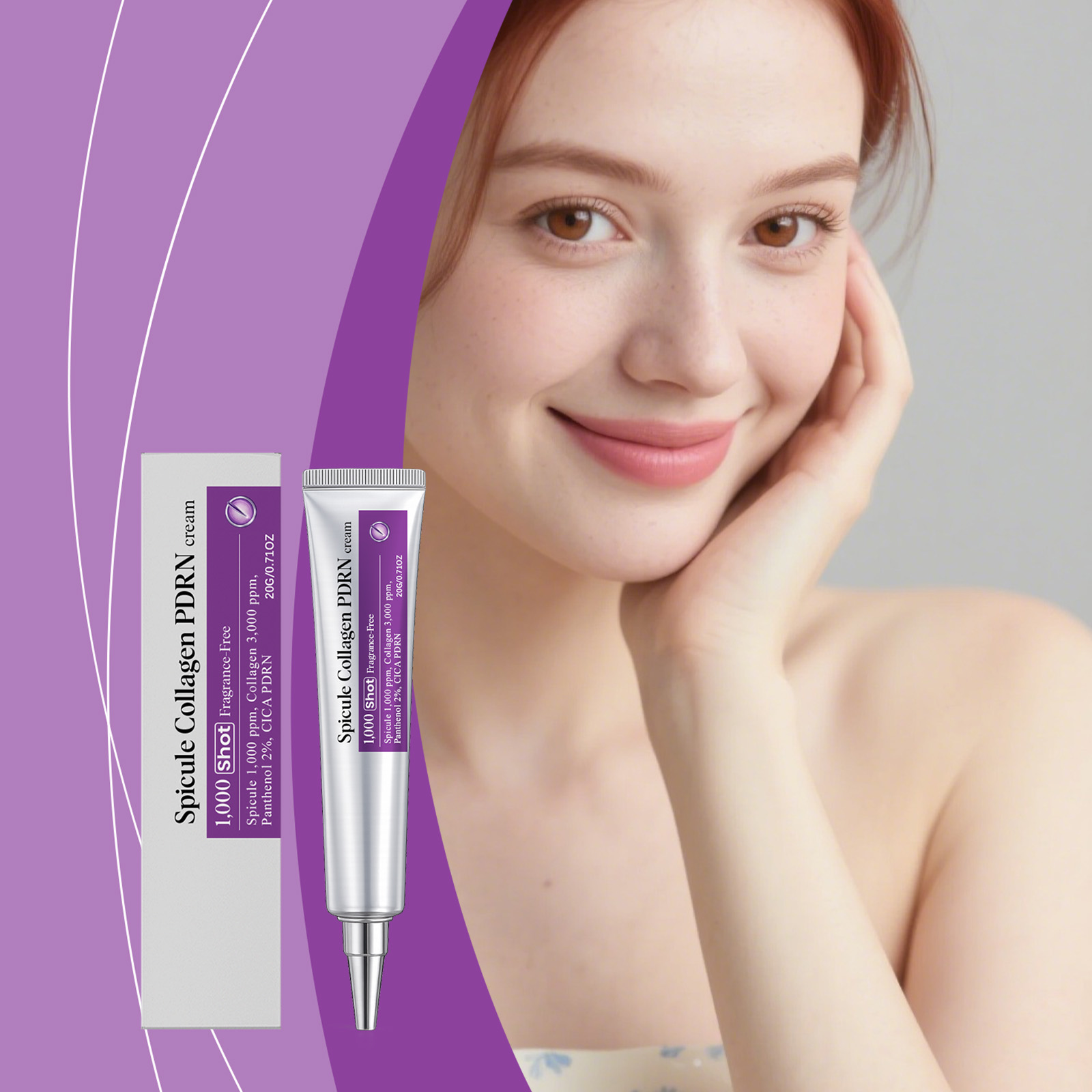 Collagen Moisturizing Cream Centella Asiatica Gentle Elastic Smooth Delicate Hydrating Skin Care Lotion Nourishing Soft Bright Repair