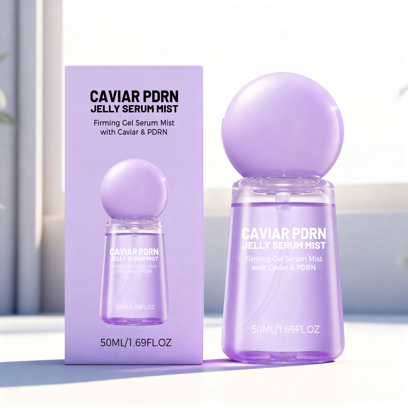 Caviar Jelly Essence Spray Light Texture Mild Gentle Protect Facial Skin Daily Basic Skincare Convenient Goods