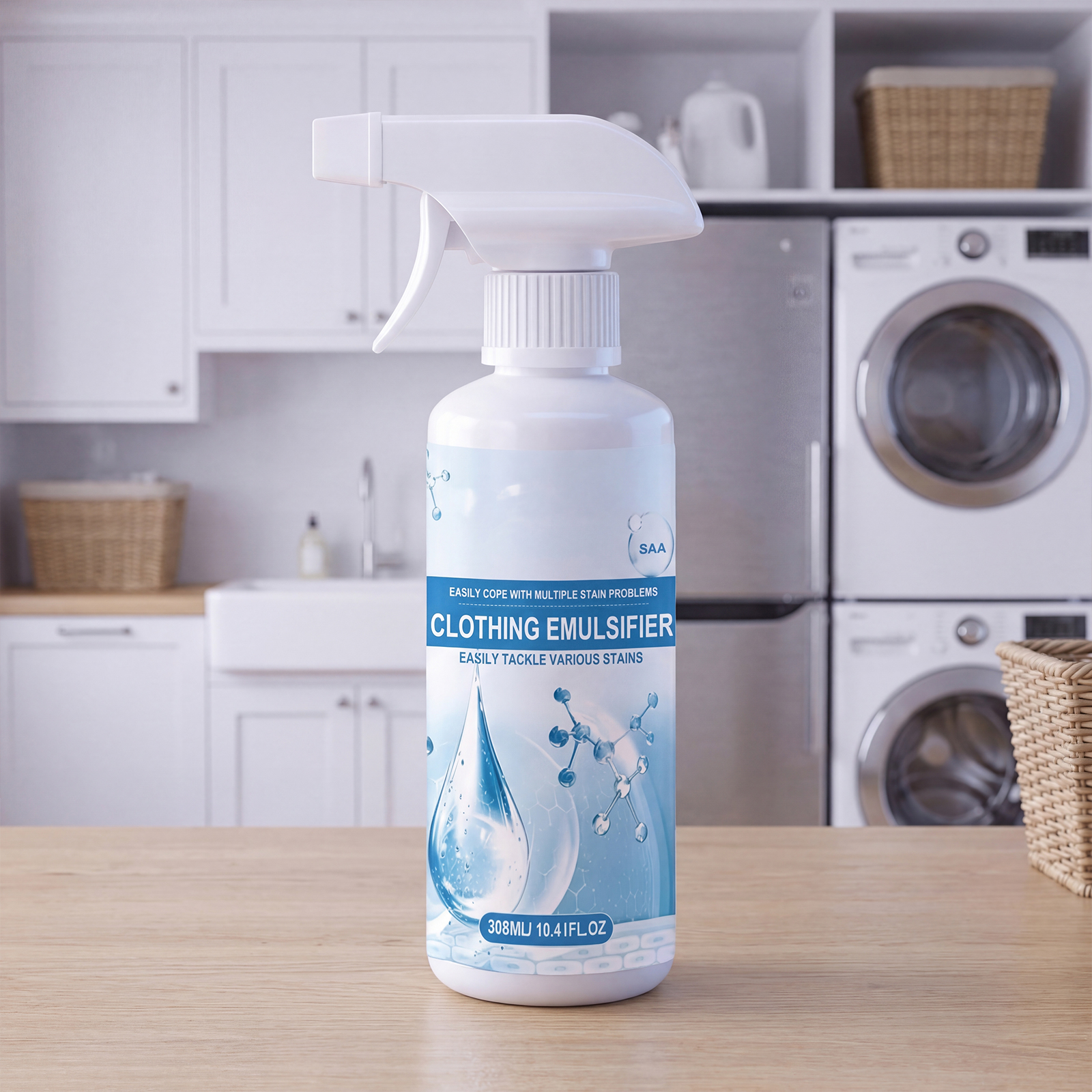Clothes Stain Remover Fast Remove Stubborn Stains Mild Gentle Convenient Clean All Kinds Garments