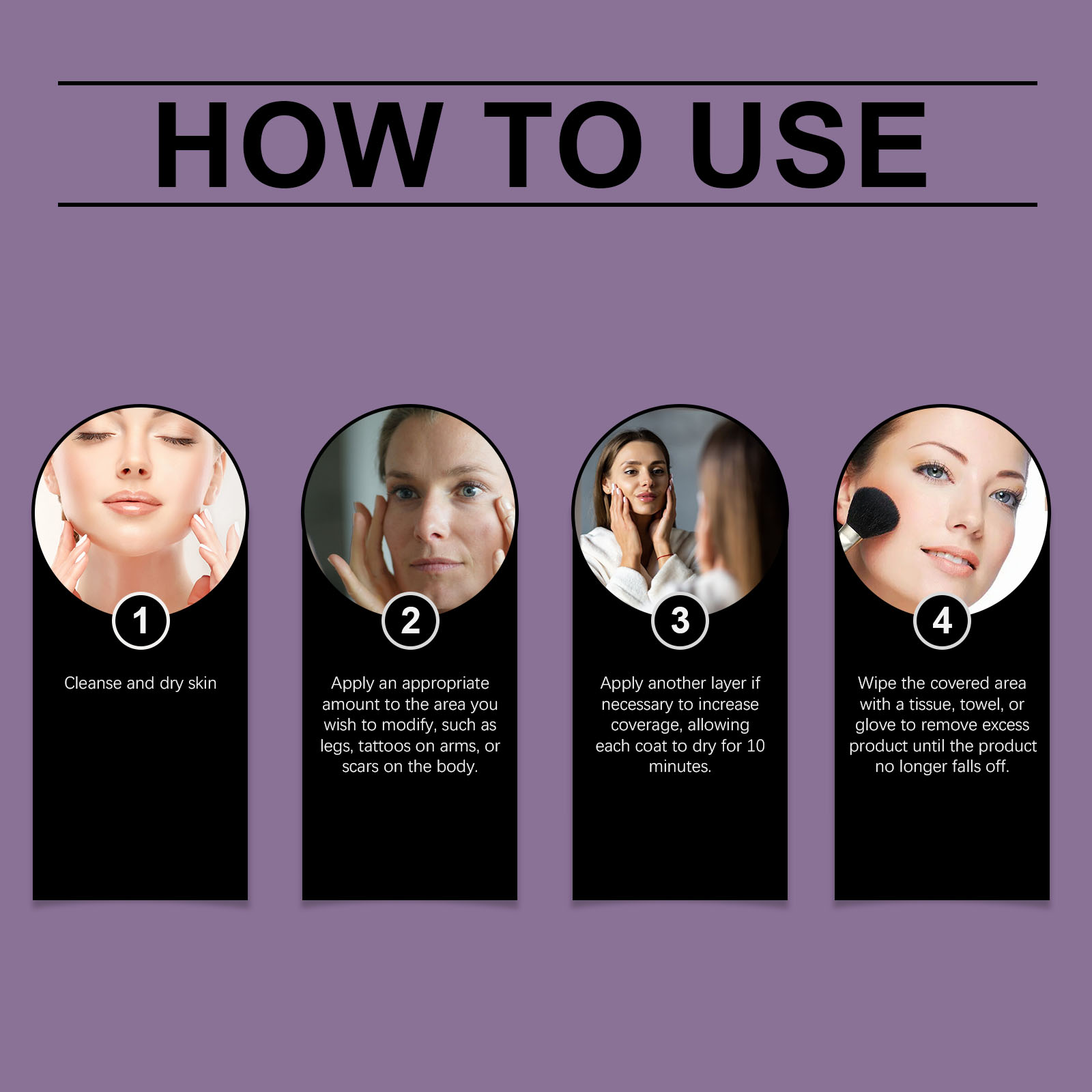 Deep Skin Tone Concealer Lightweight Fit Hydrating Non Cracking Daily Cover Blemishes Face Body