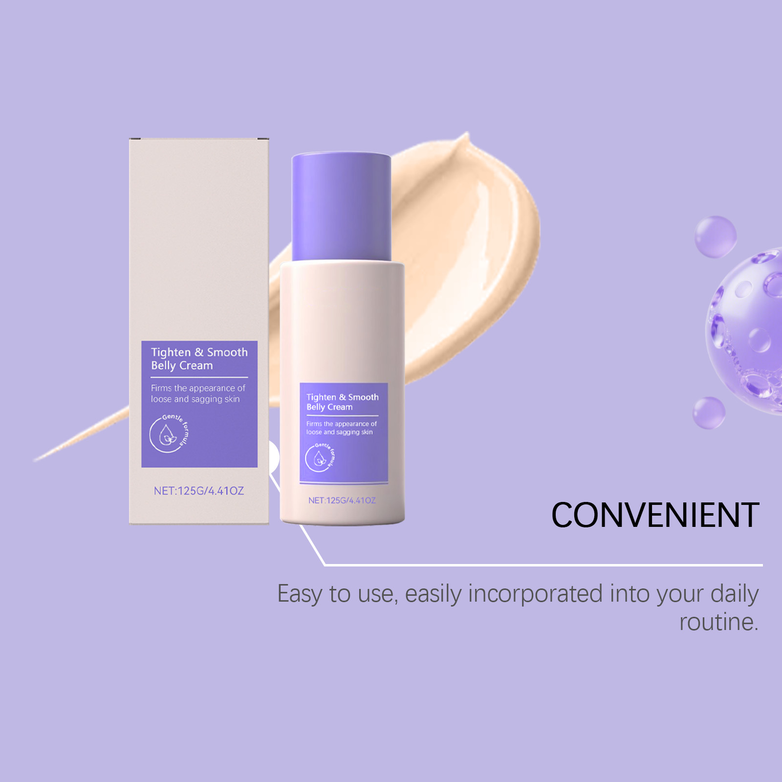 Body Care Cream Mild Ingredients Nourish Light Skin Shape Figure Daily Whole Body Care Lotion