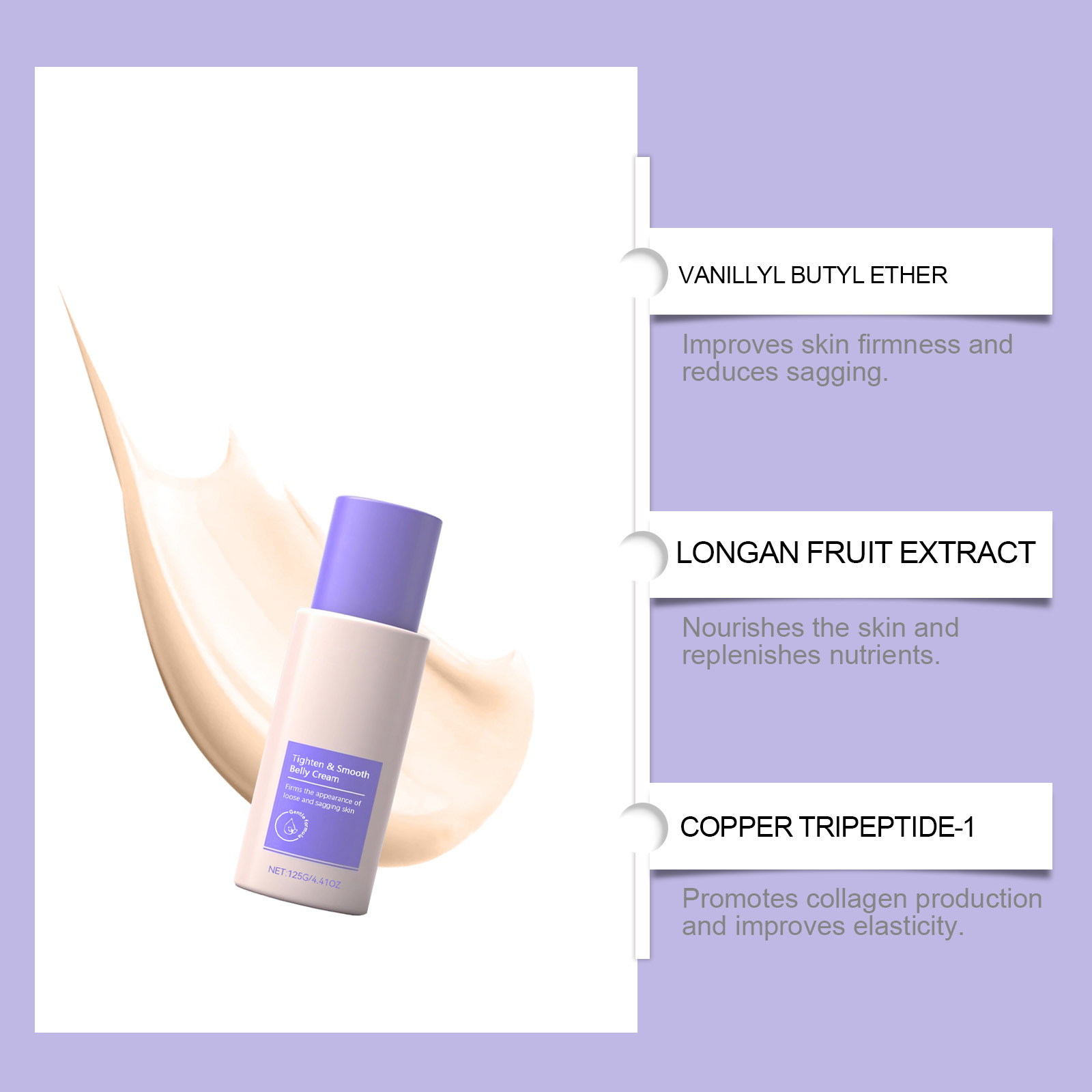 Body Care Cream Mild Ingredients Nourish Light Skin Shape Figure Daily Whole Body Care Lotion