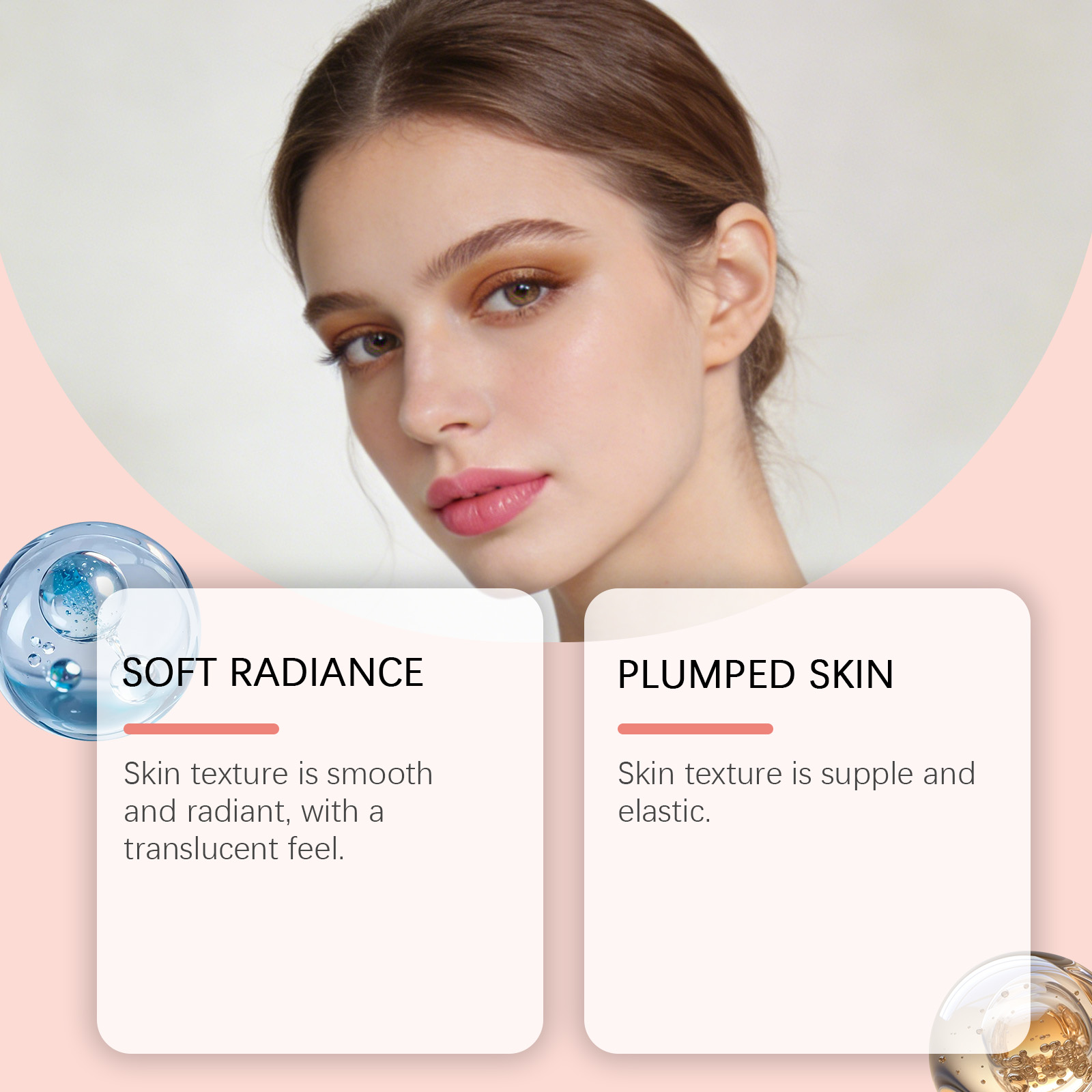 Hydrating Essence Moisturizing Mild Nourish Facial Skin Replenish Water Soft Glossy Transparent Daily Skincare Care