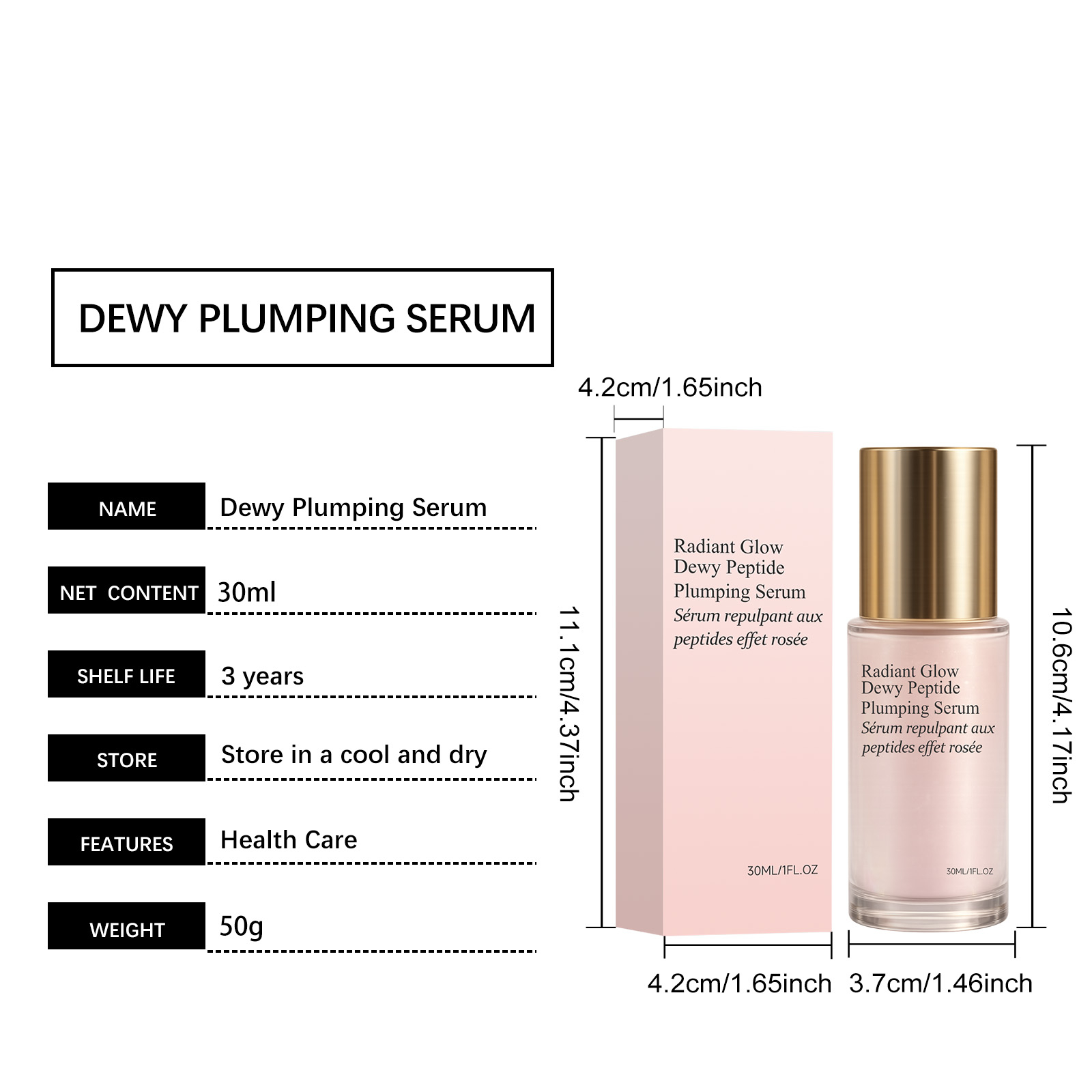 Hydrating Essence Moisturizing Mild Nourish Facial Skin Replenish Water Soft Glossy Transparent Daily Skincare Care