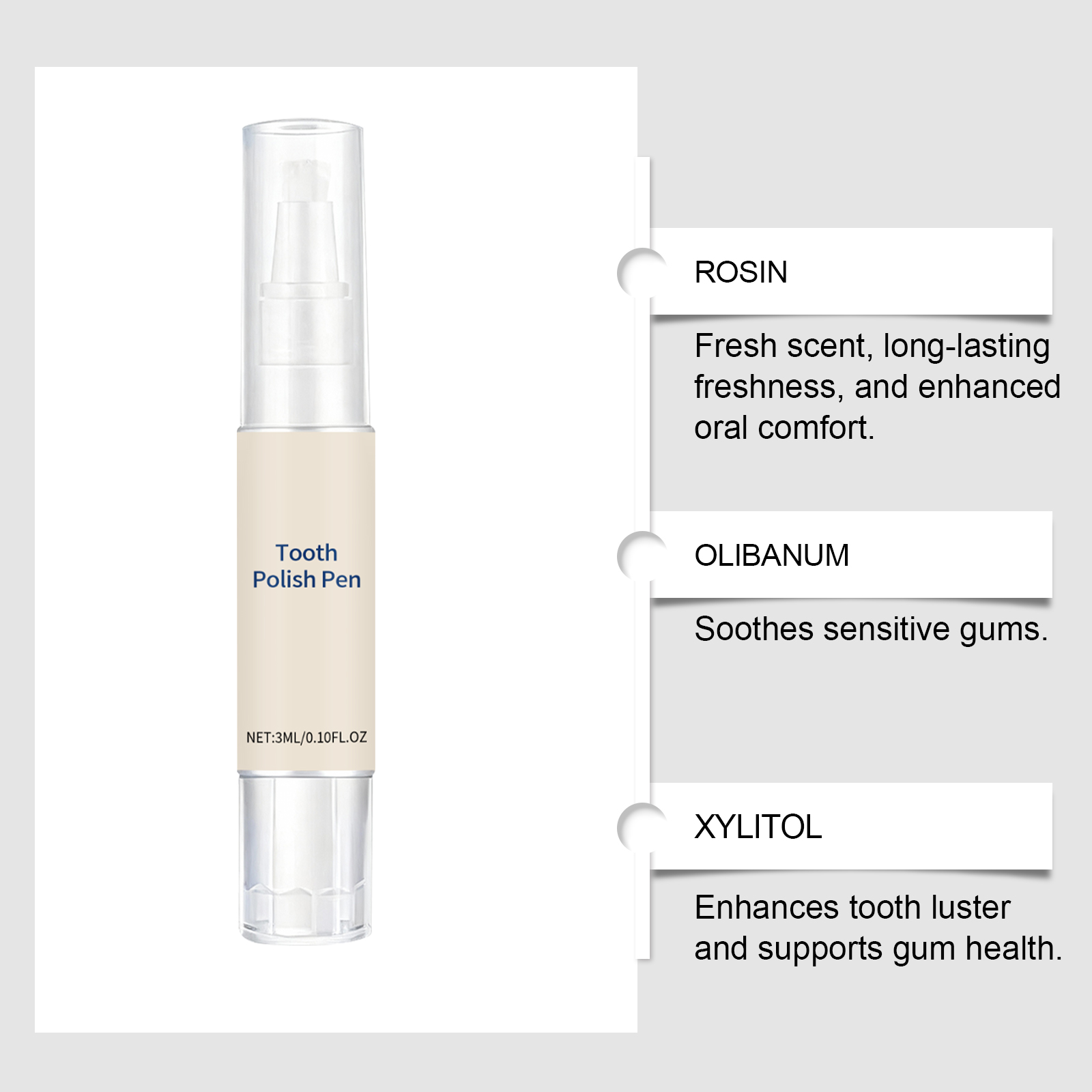 Tooth Cleansing Pen Polishing Care Remove Stains Freshen Breath Boost Tooth Natural Shiny Clean Daily Dental Care