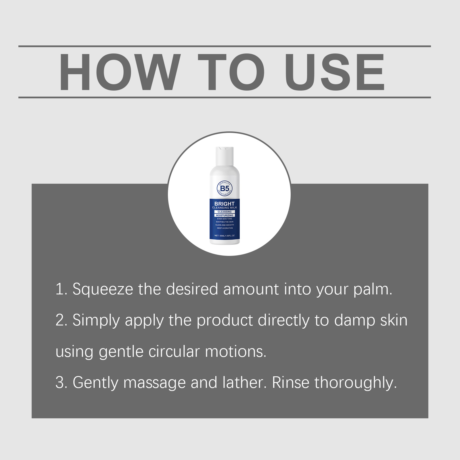 Hydrating Facial Cleanser Mildly Clean Skin Refreshes Pores Without Tightening Feeling For Daily Face Care