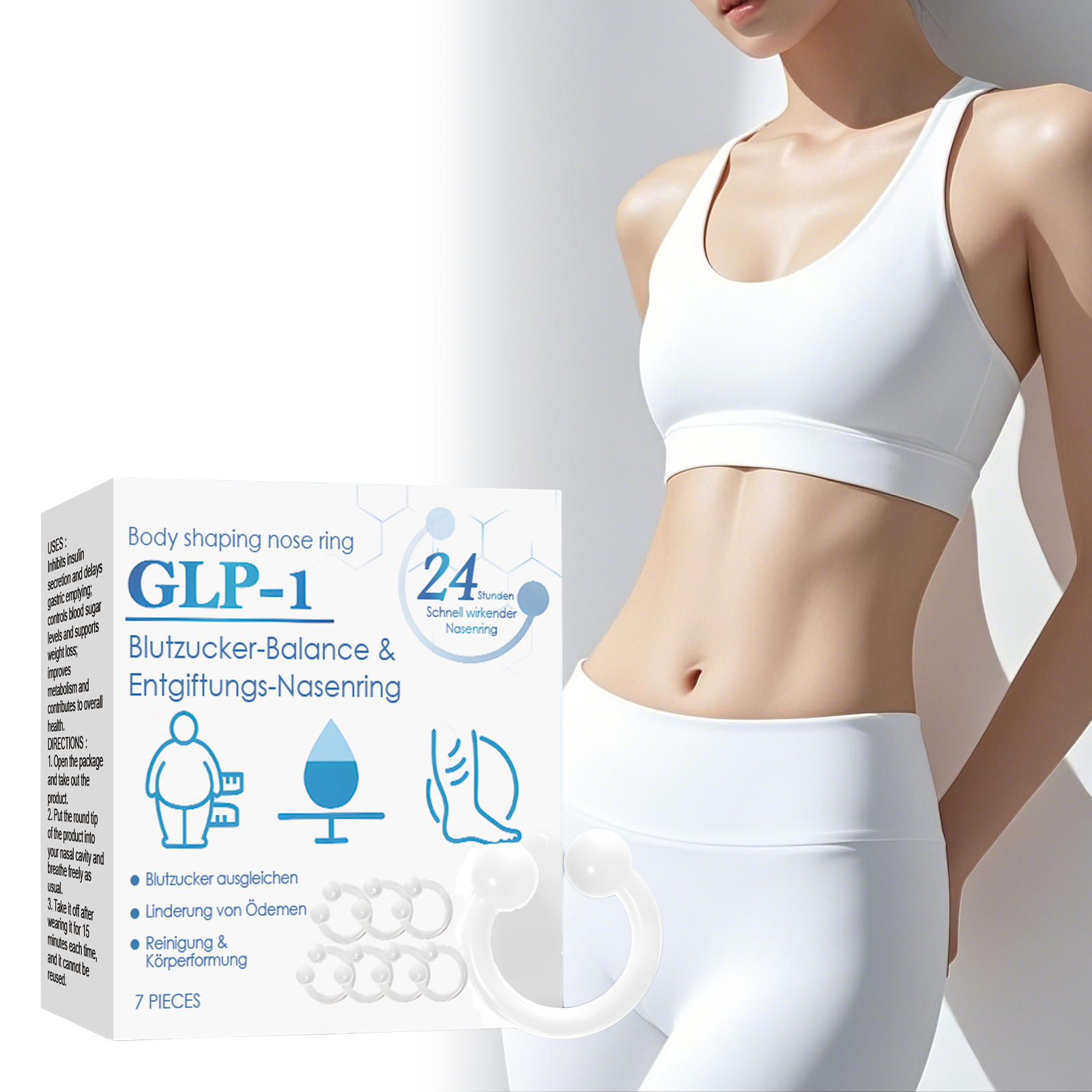 Body Care Nose Ring Daily Portable Snug Wear Mild Nourish Care Light Body Contour