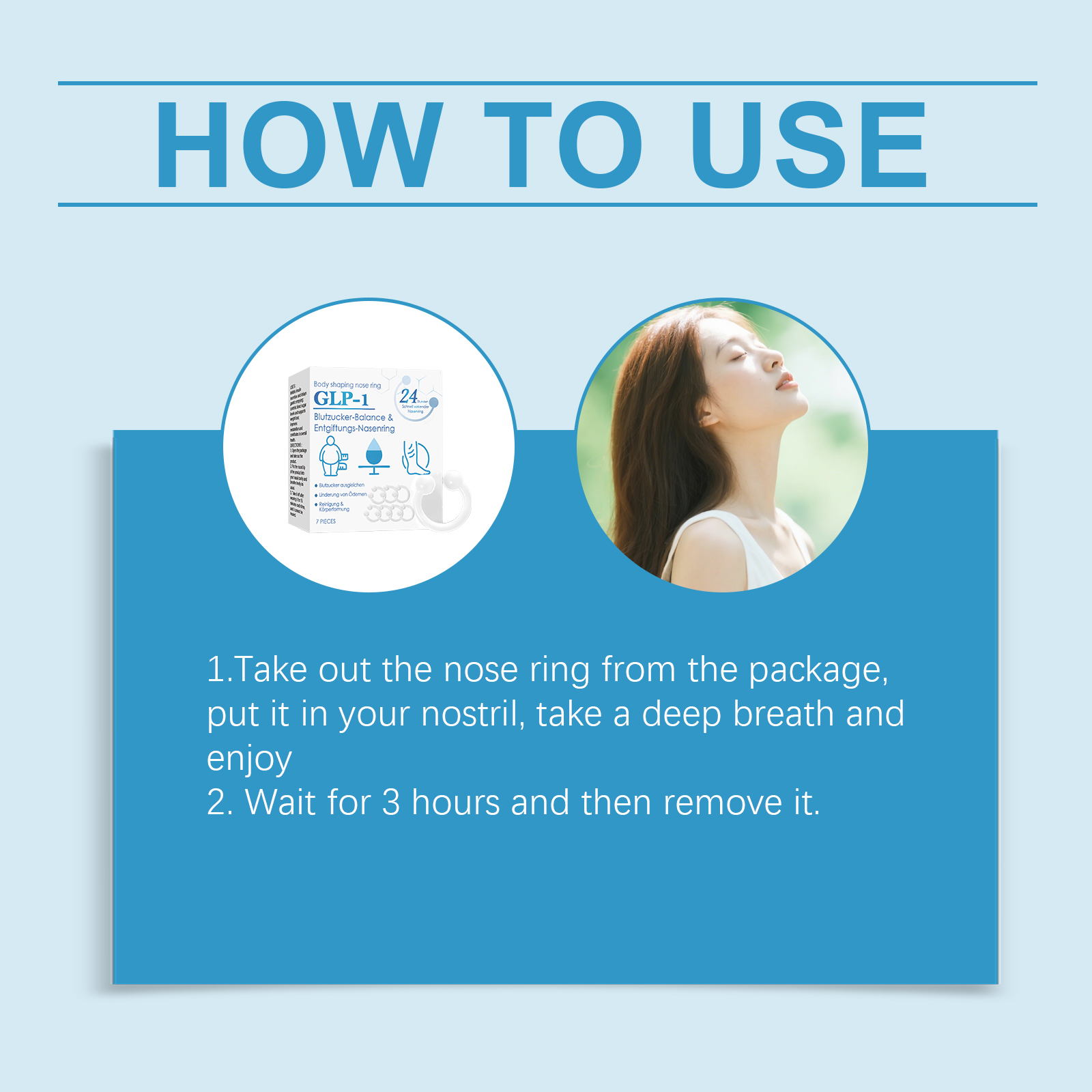 Body Care Nose Ring Daily Portable Snug Wear Mild Nourish Care Light Body Contour