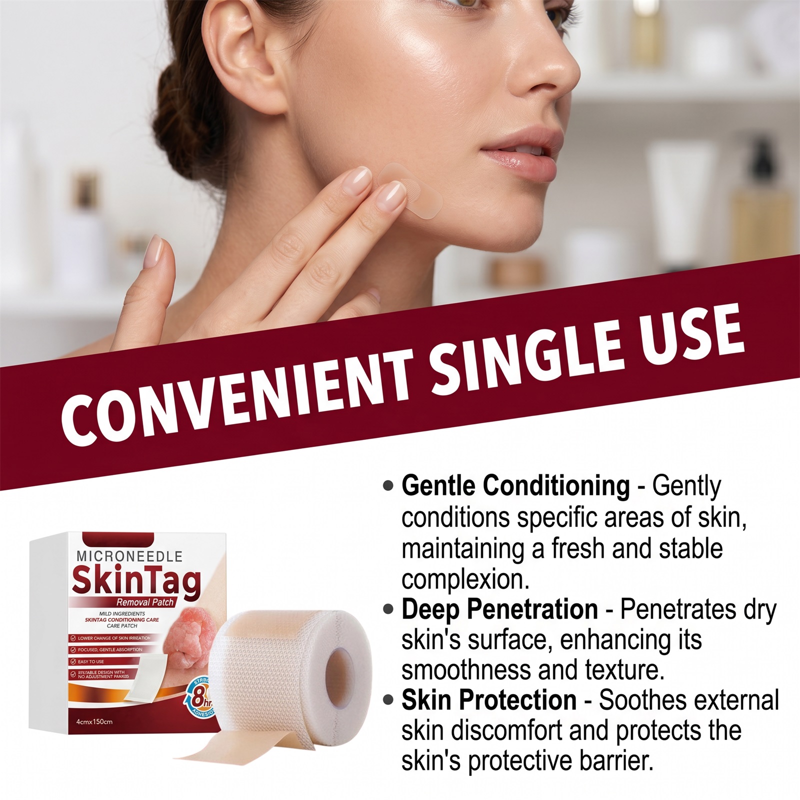 Micro Needle Skin Patch Beauty Care Daily Facial Home Skin Repair Fine Line Anti Wrinkle Hydrating Firming Treatment