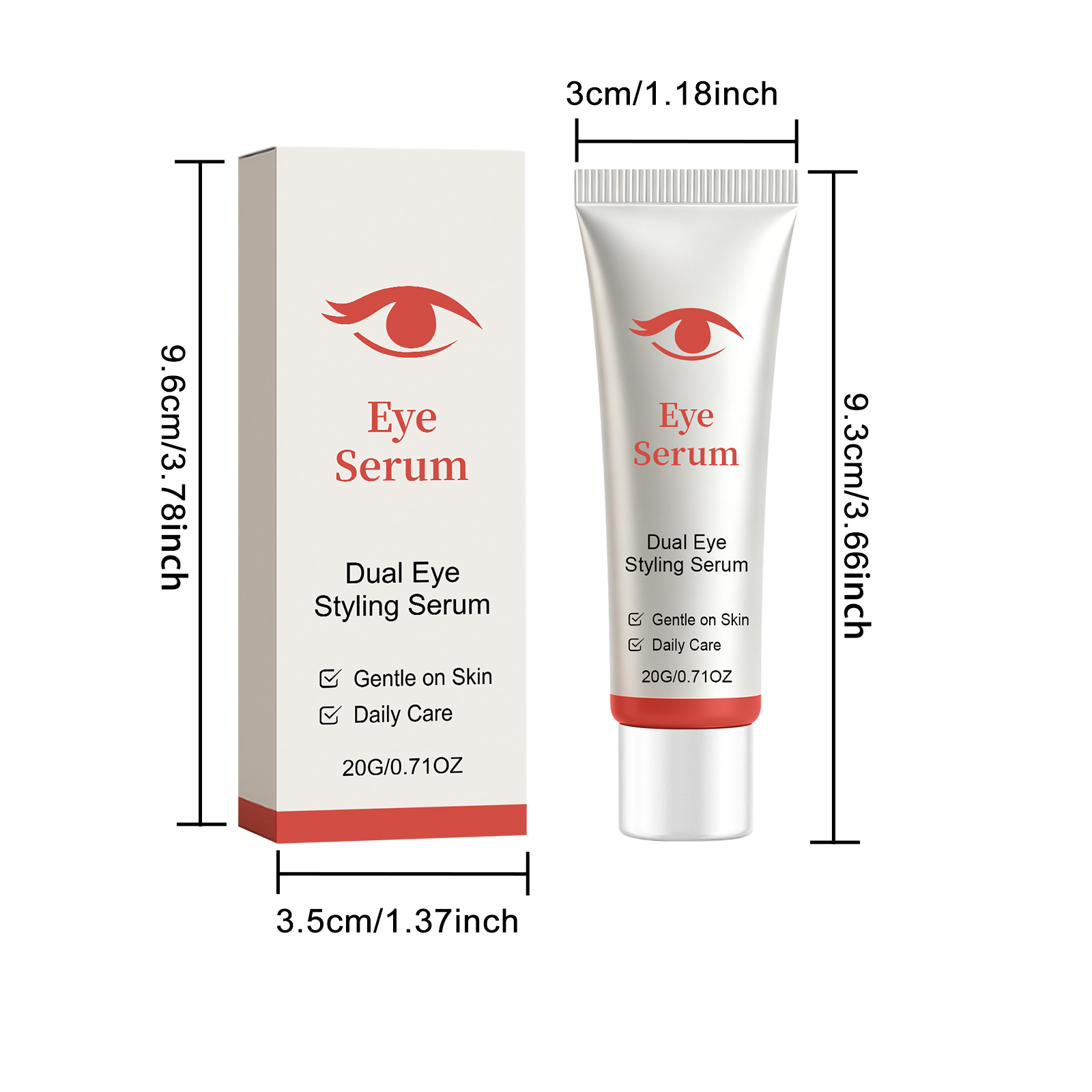 Eye Care Essence Mild Gentle Light Soft Moisturize Daily Eye Skin Coating Care