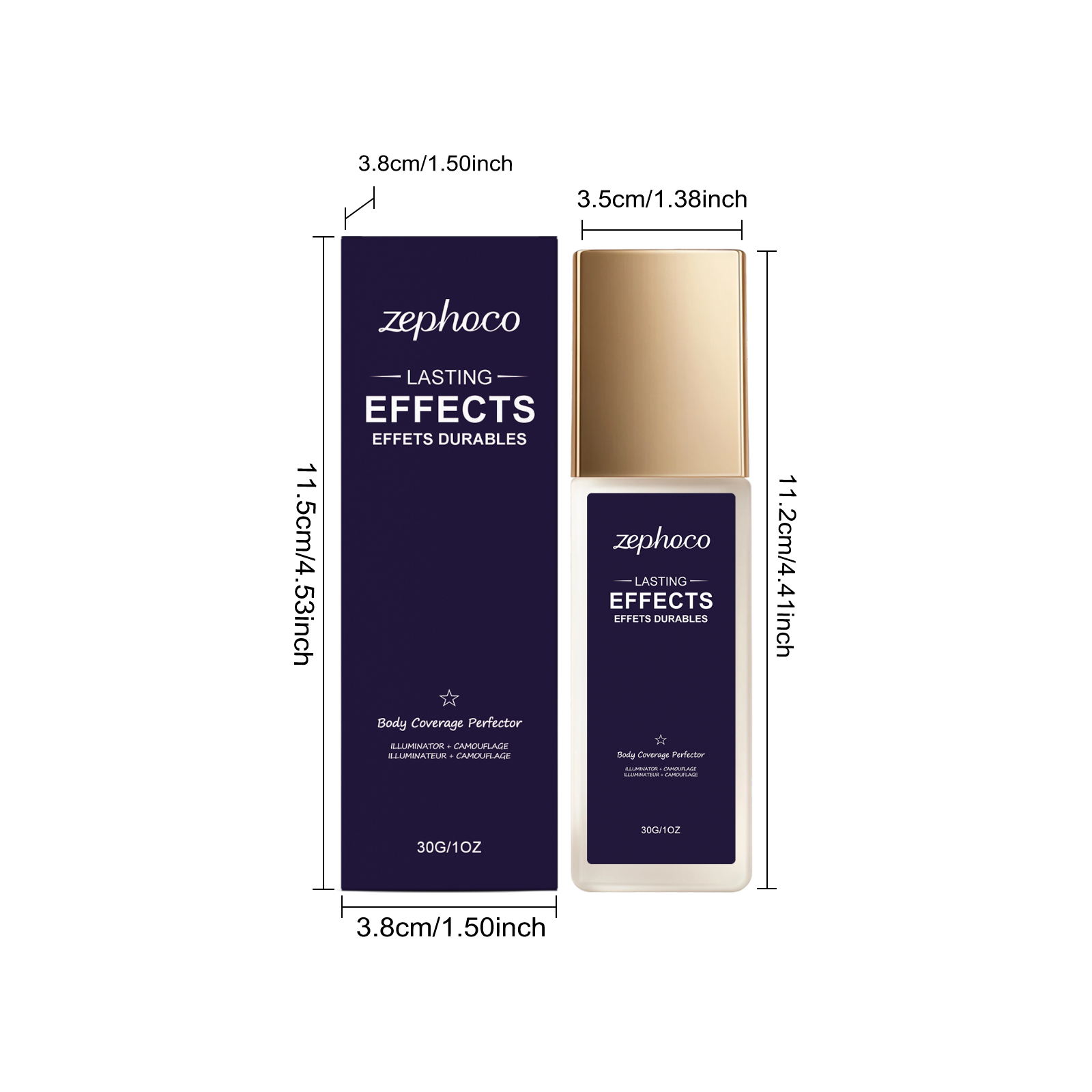 Body Color Evening Concealer Natural Shade Lightweight Adhesive Long Lasting For Face And Skin