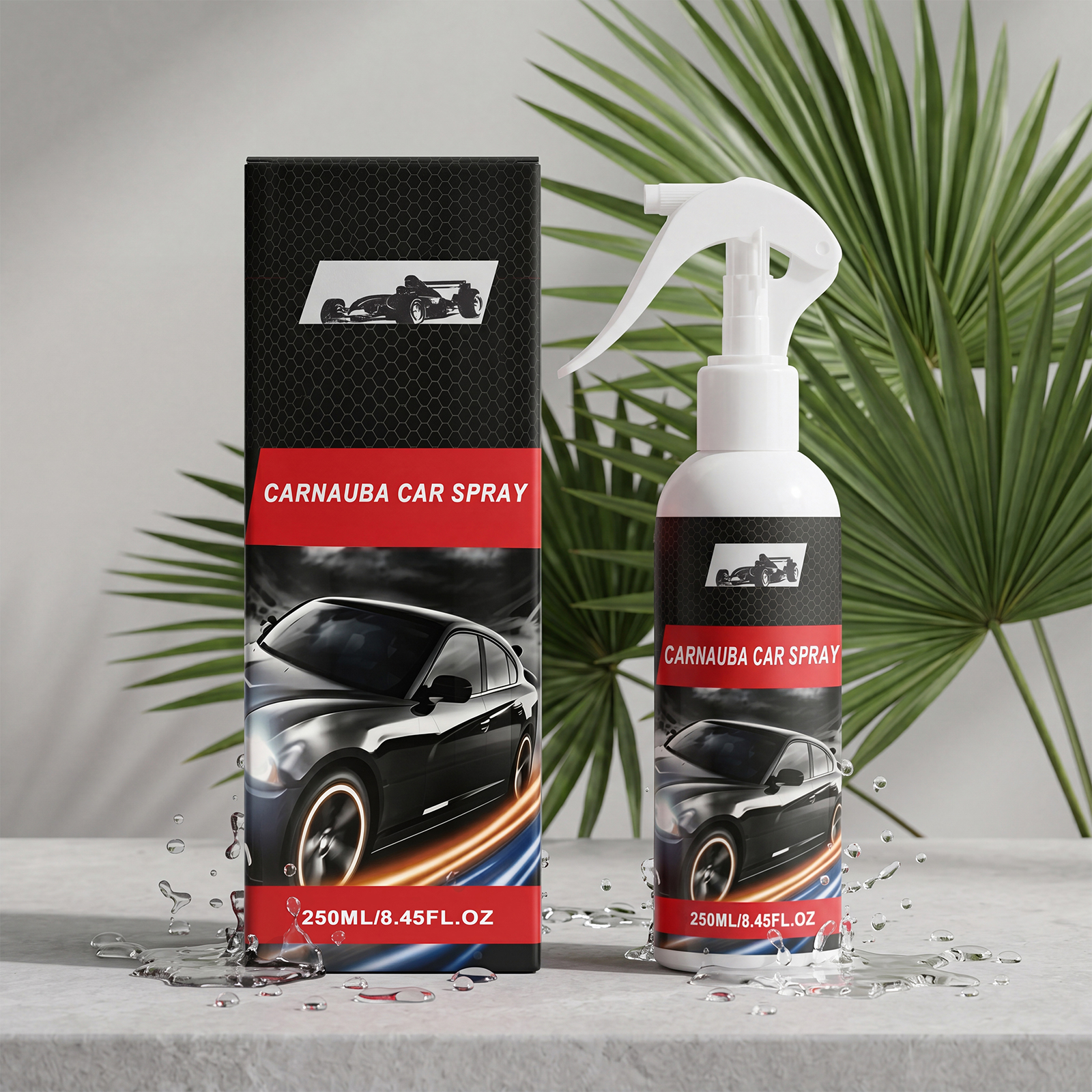 Car Brazil Palm Wax Spray Coating Whole Vehicle Paint Surface Maintenance Spray Agent