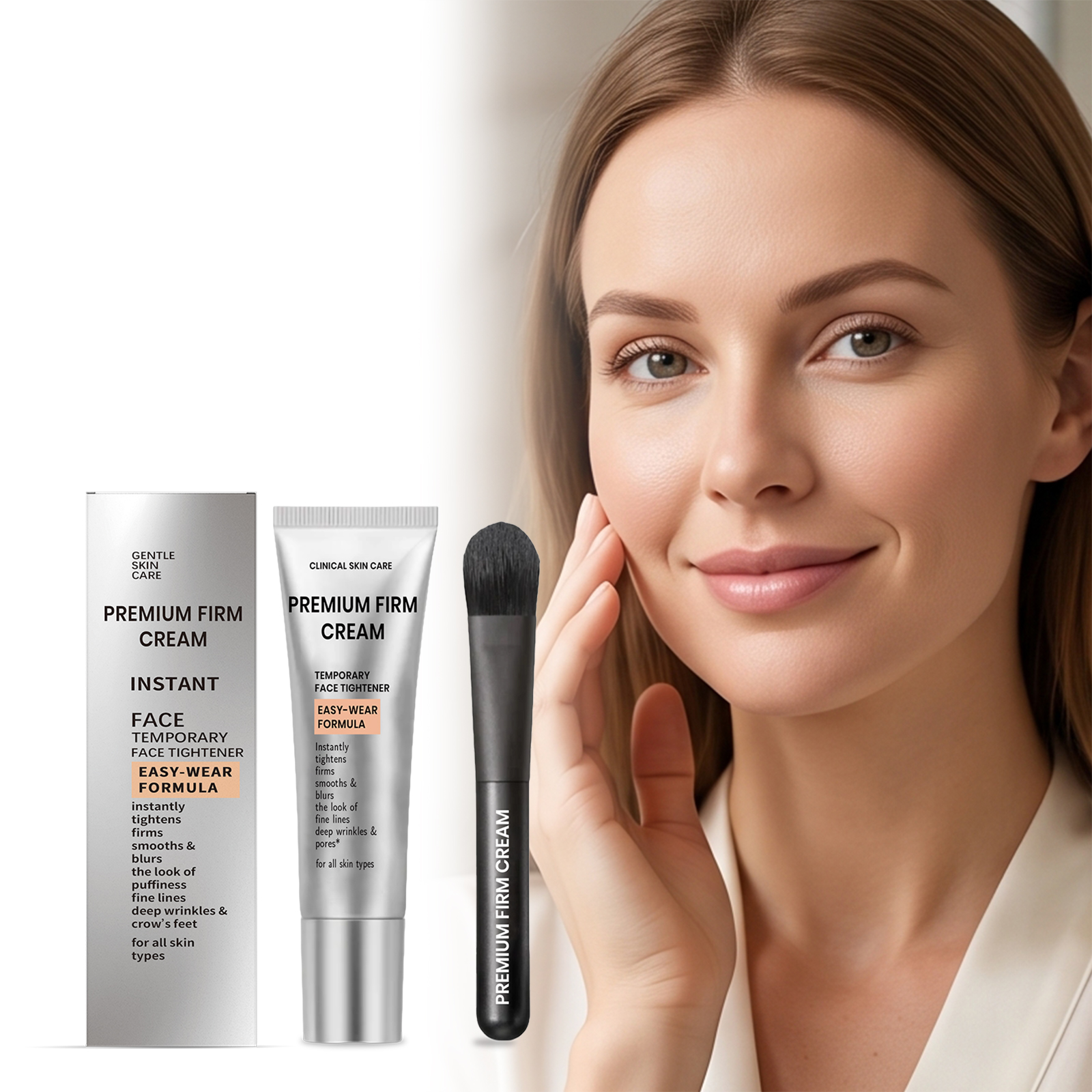 Skin Care Cream Soft Texture Fit Facial Skin Easy Smear Smooth Tender Daily Primer Care Cream
