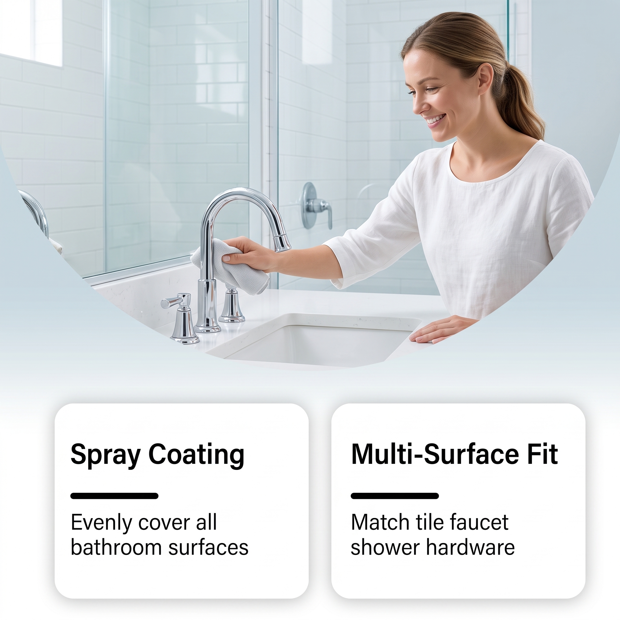 Bathroom Cleaner Daily Household Renovation Agent For Tile Glass Limescale Water Stain Removal