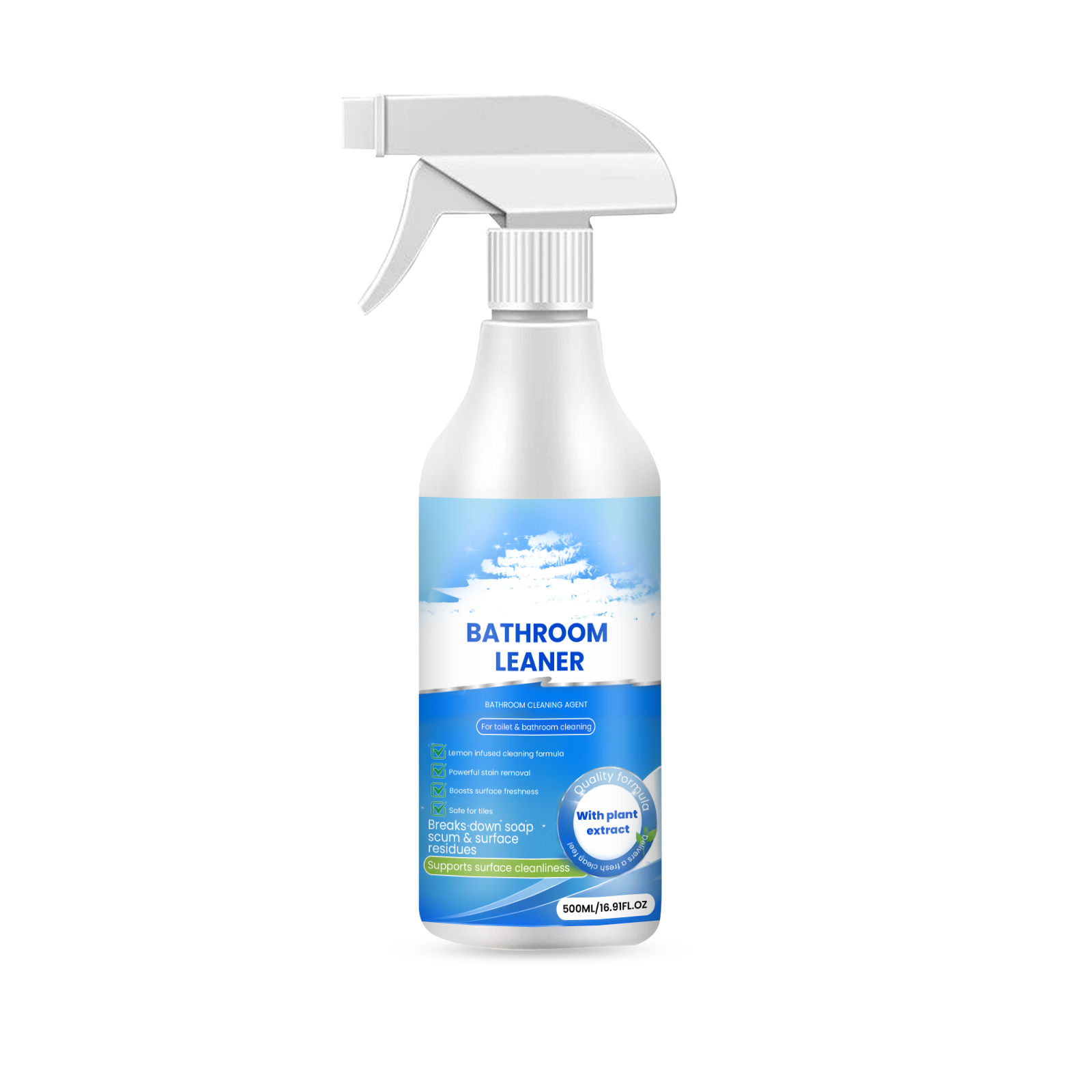 Bathroom Cleaner Daily Household Renovation Agent For Tile Glass Limescale Water Stain Removal