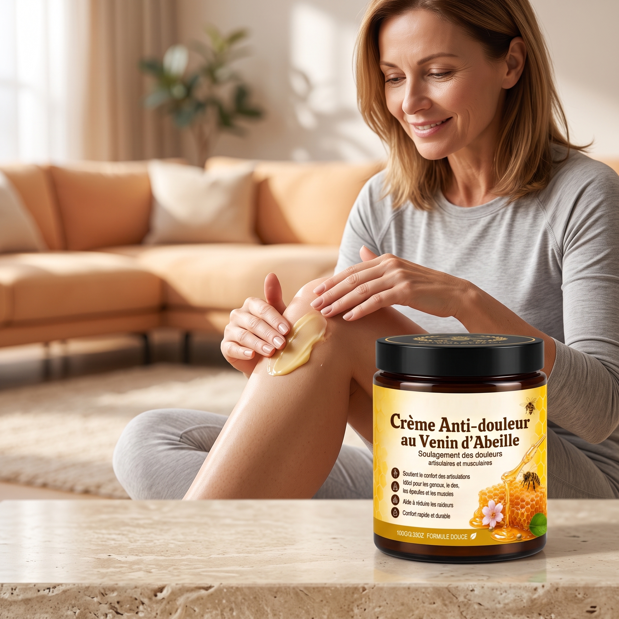 Bee Venom Joint Care Cream Daily Care Elbow Knee Body Joint Comfort Moisturizing Massage Care Ointment