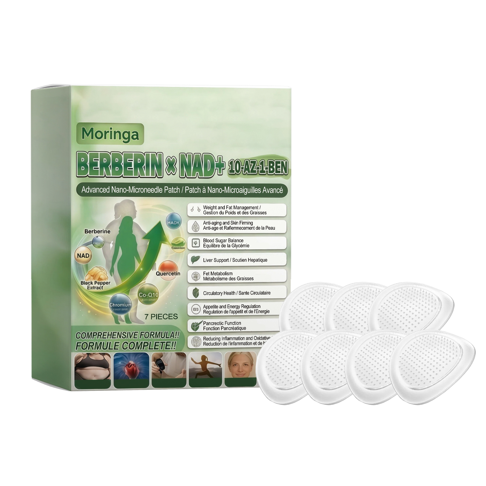 Moringa Body Care Patch Mild Ingredients Protect Body Comfort Light Show Figure Skin Friendly Convenient Care