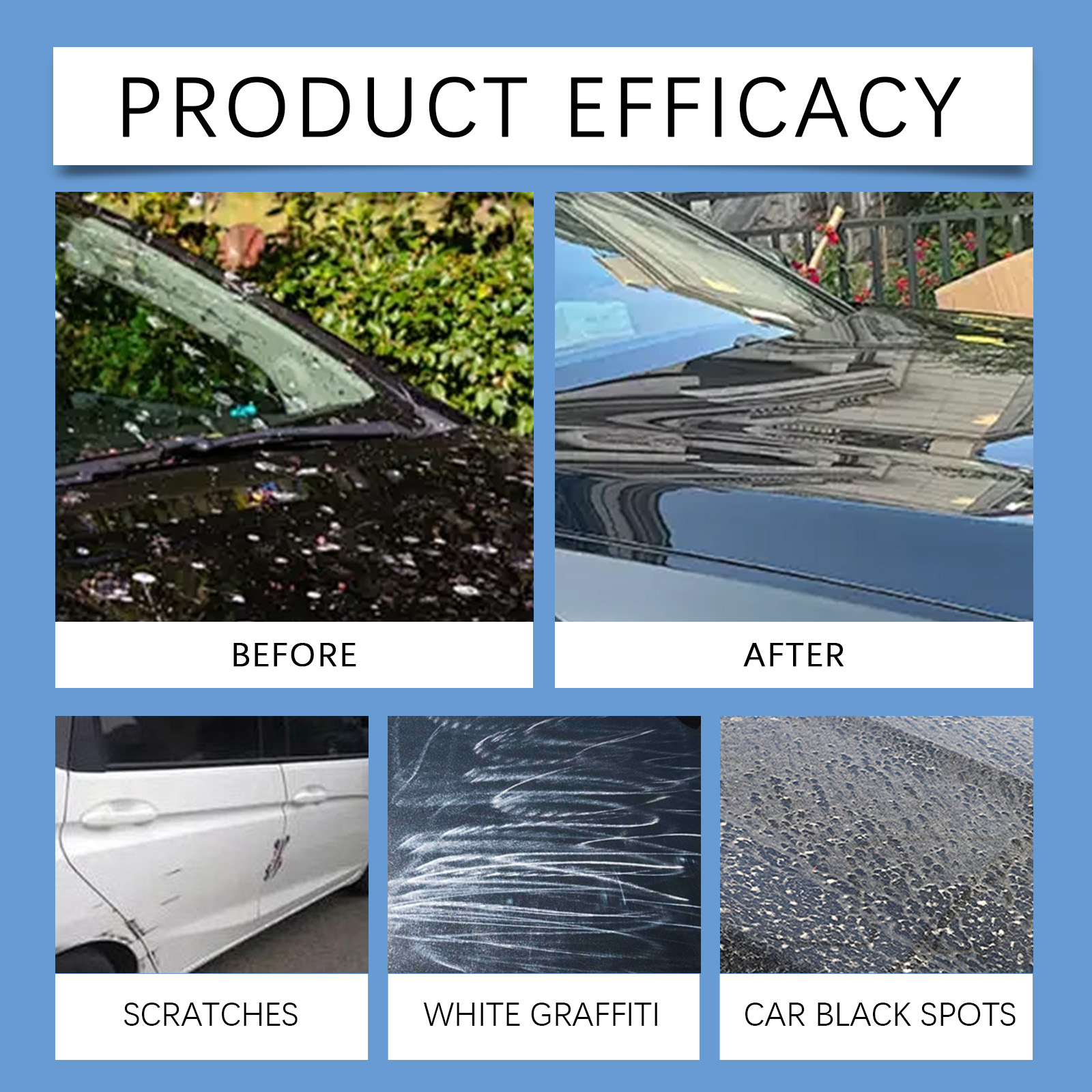 Automotive Coating Agent Care Car Paint Surface Smooth Waterproof Decontamination Brightening Polishing Vehicle Finish Agent