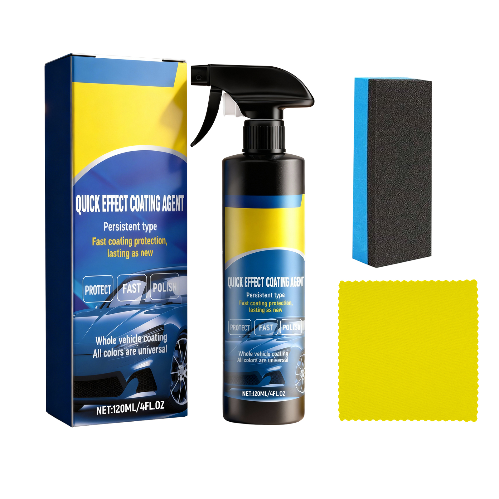 Automotive Coating Agent Care Car Paint Surface Smooth Waterproof Decontamination Brightening Polishing Vehicle Finish Agent