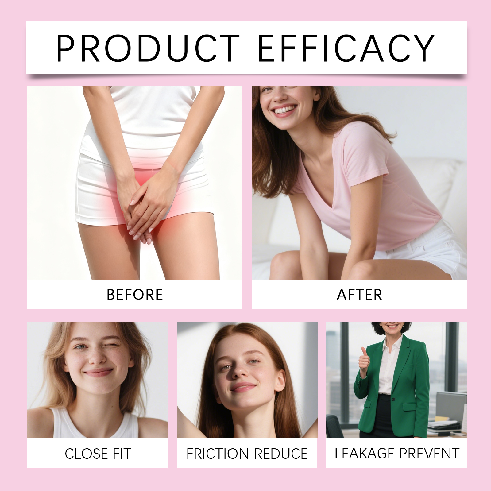 Feminine Care Pads Gentle Soft Breathable Thin Closefitting Suitable For Daily Use Ladies