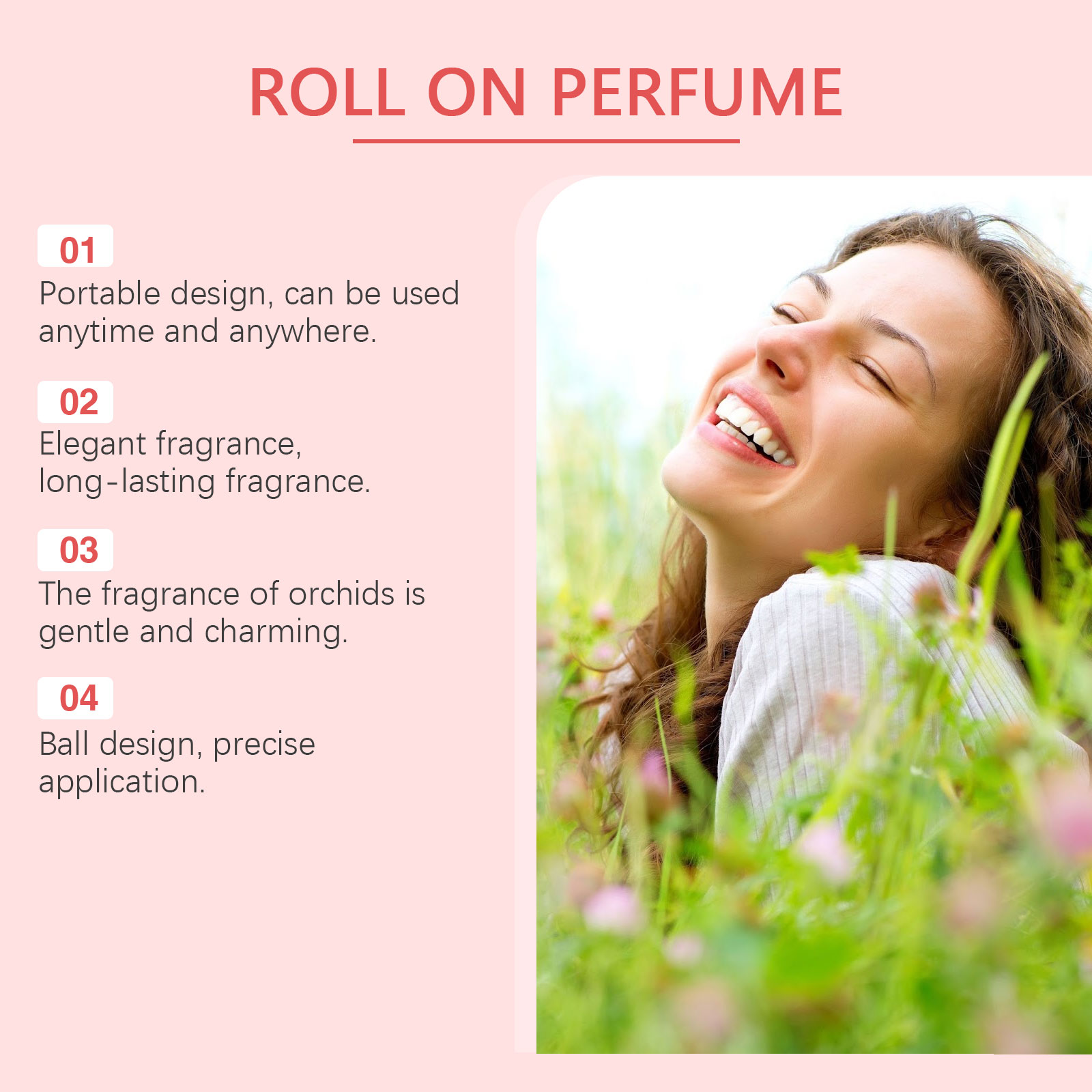 Elegant Orchid Perfume Long Lasting Fragrance Natural Fresh Elegant Charming Daily Dating Portable