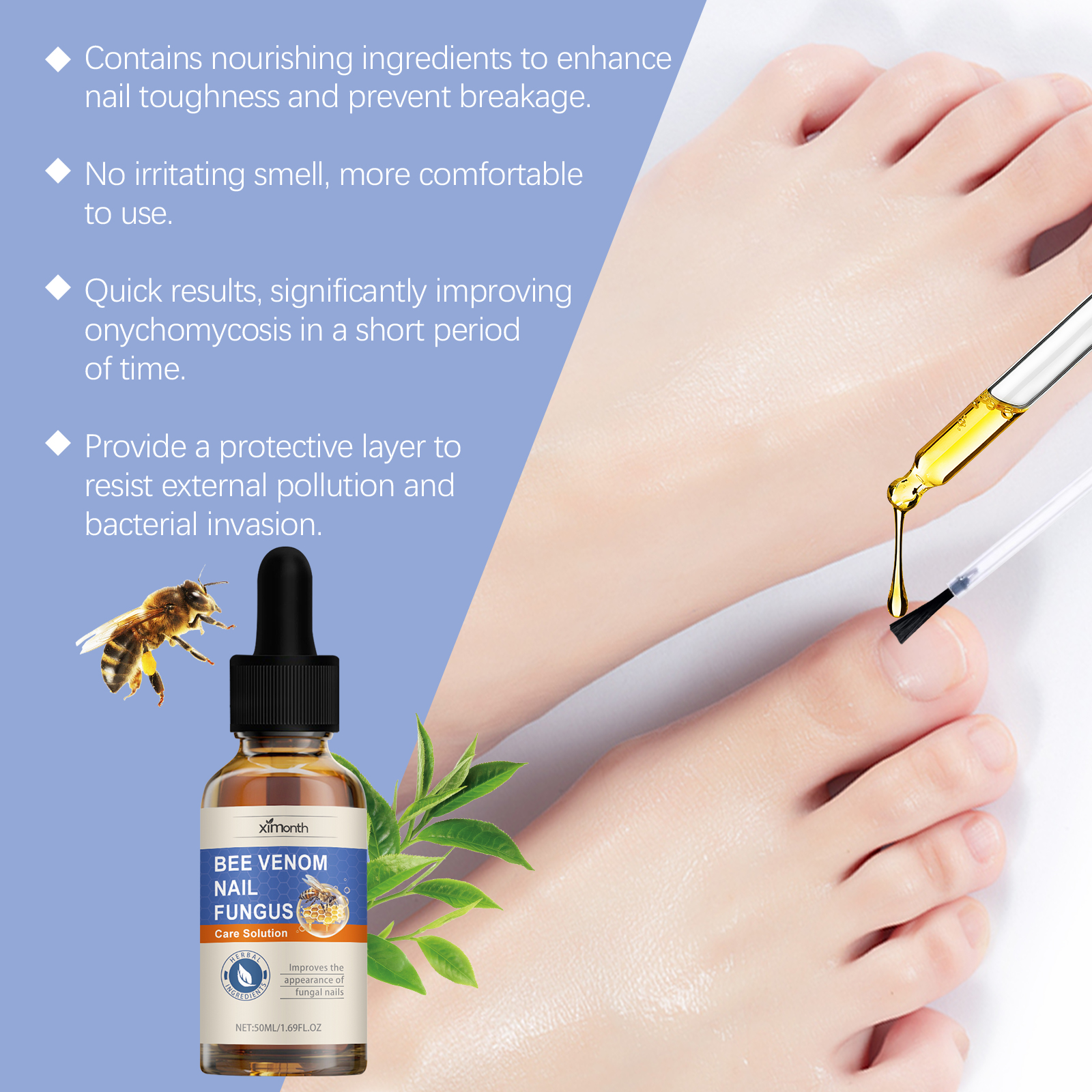 Nail Care Liquid Surface Cleansing Moisturizing Gentle Maintenance For Hand And Foot Nails