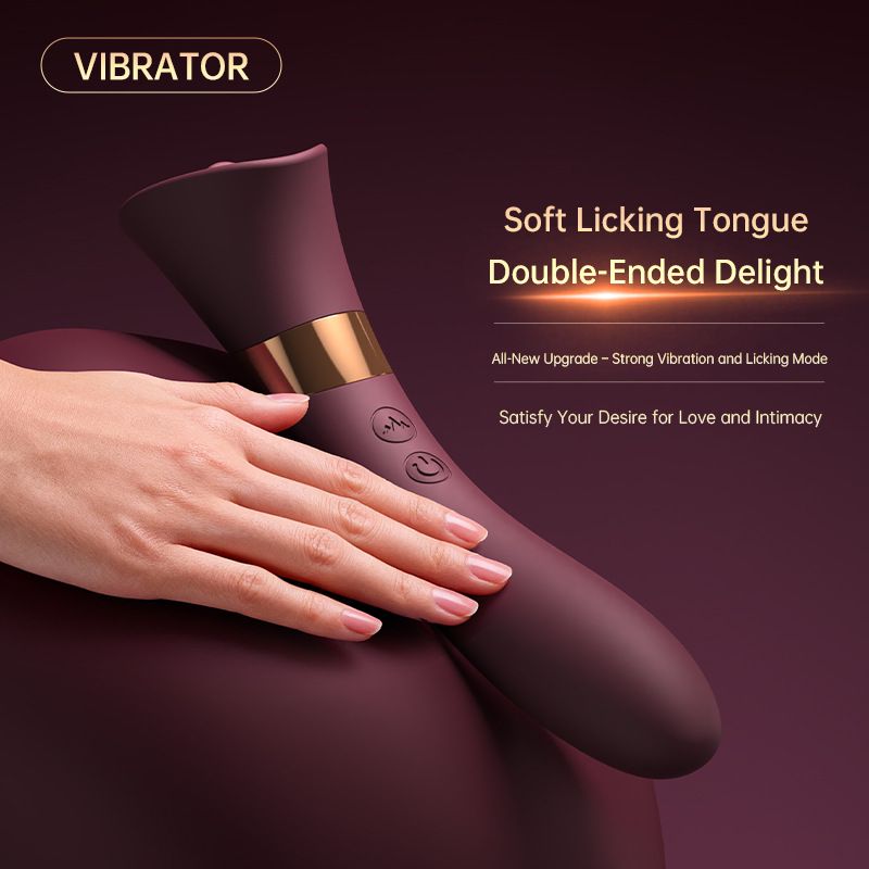 (Pink) AV Wand Adult Vibrating Wand Dildo Sex Toy Female Masturbation Adult Toys Insertable Dual Head Vibrating