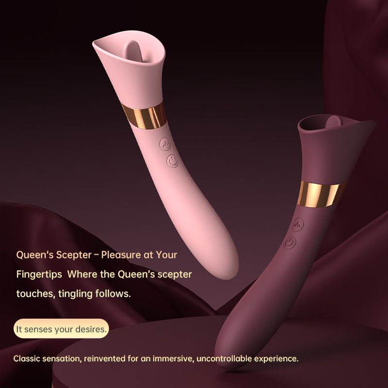 (Pink) AV Wand Adult Vibrating Wand Dildo Sex Toy Female Masturbation Adult Toys Insertable Dual Head Vibrating