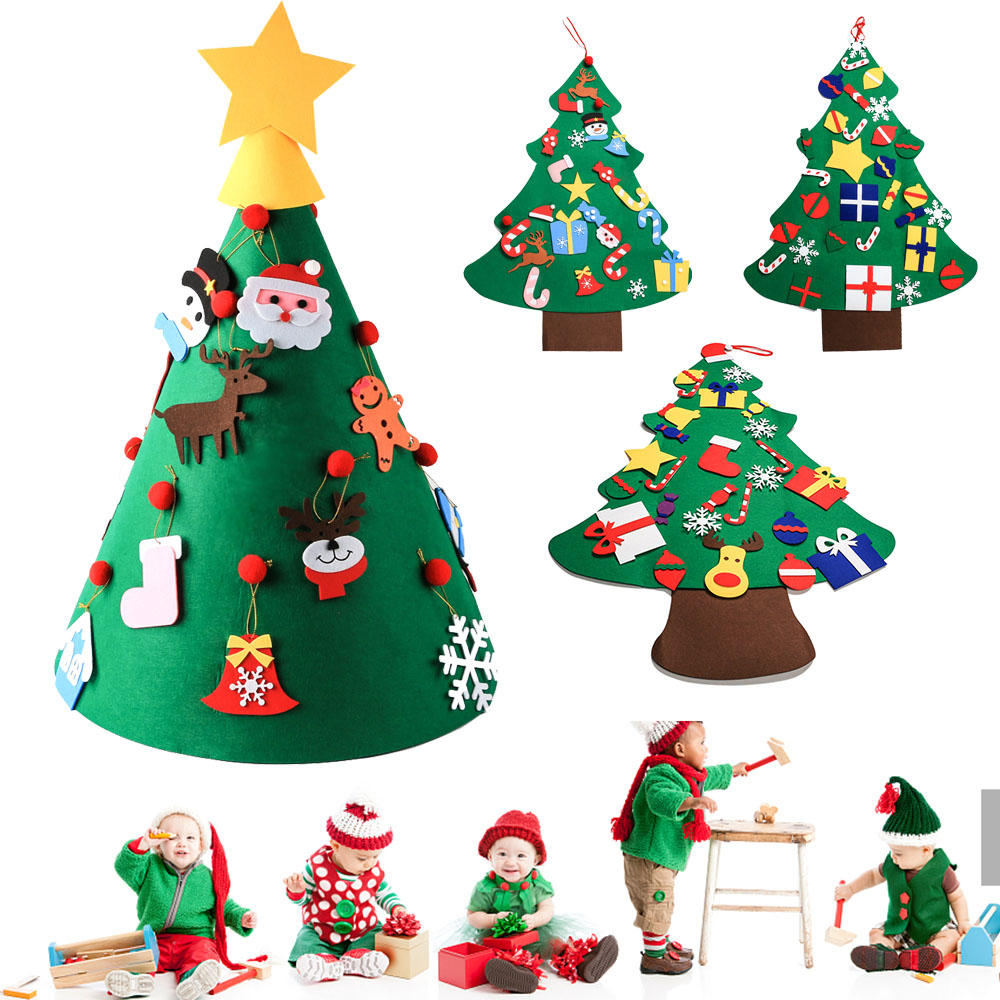 DIY Felt Christmas Trees Christmas Decorations Ornament Xmas Gifts