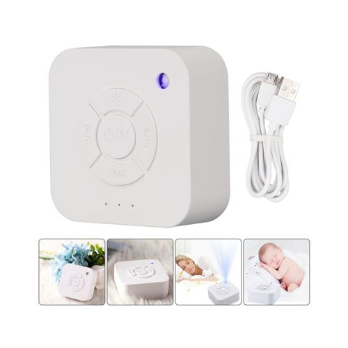White Noise Sleep Machine with 9 Soothing Sounds and Timer for Baby and Adult Relaxation