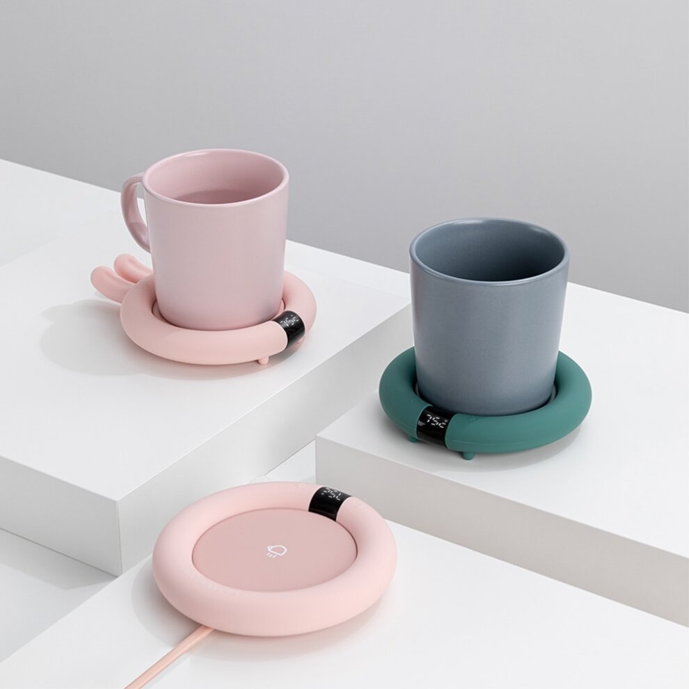 Coffee Mug Warmer with 3 Temperature Settings and LED Display for Home and Office Desks