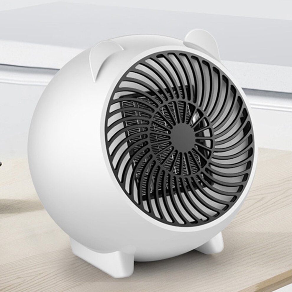 Portable Electric Fan Heater with Overheat Protection and 15° Oscillation for Home and Office