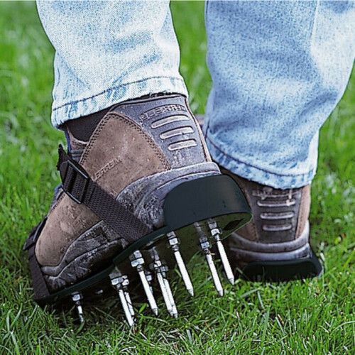 Lawn Aerator Sandals with Spikes for Garden Grass Soil Aeration and Healthier Growth